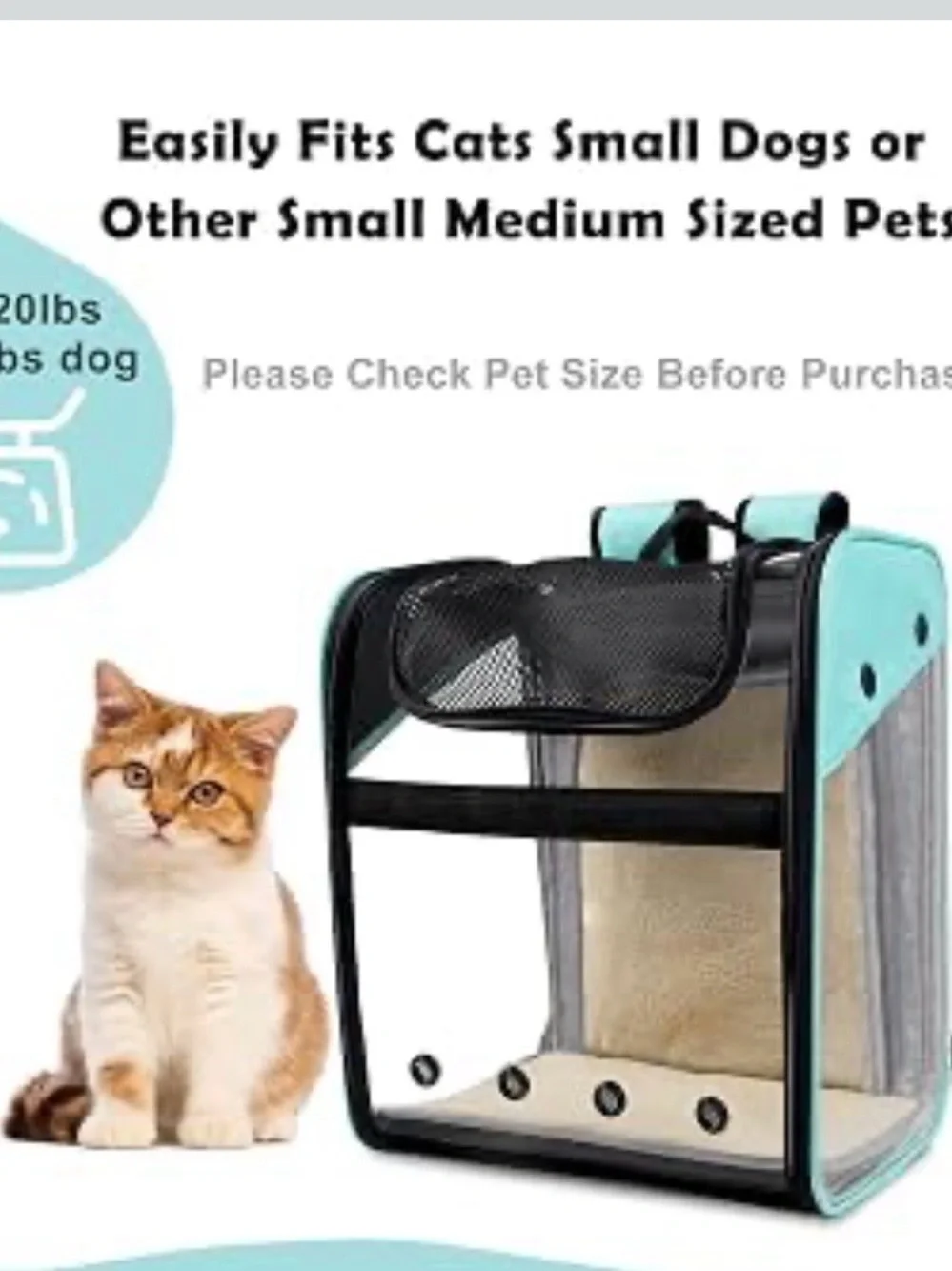 GAPZER Cat Backpack Carrier, Expandable Pet Carrier Backpack for Cats and Dogs